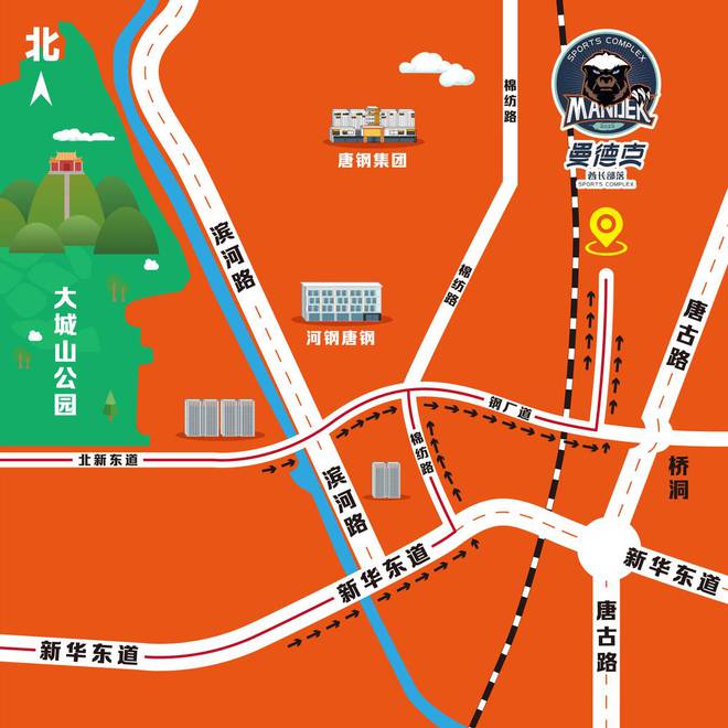 落：远在旷野近在市郊 一站式休闲娱乐运动天堂必一b体育app网页版登录唐山曼德克酋长部(图2)